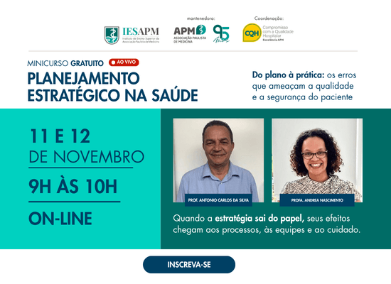 Minicurso CQH – 11 e 12/11